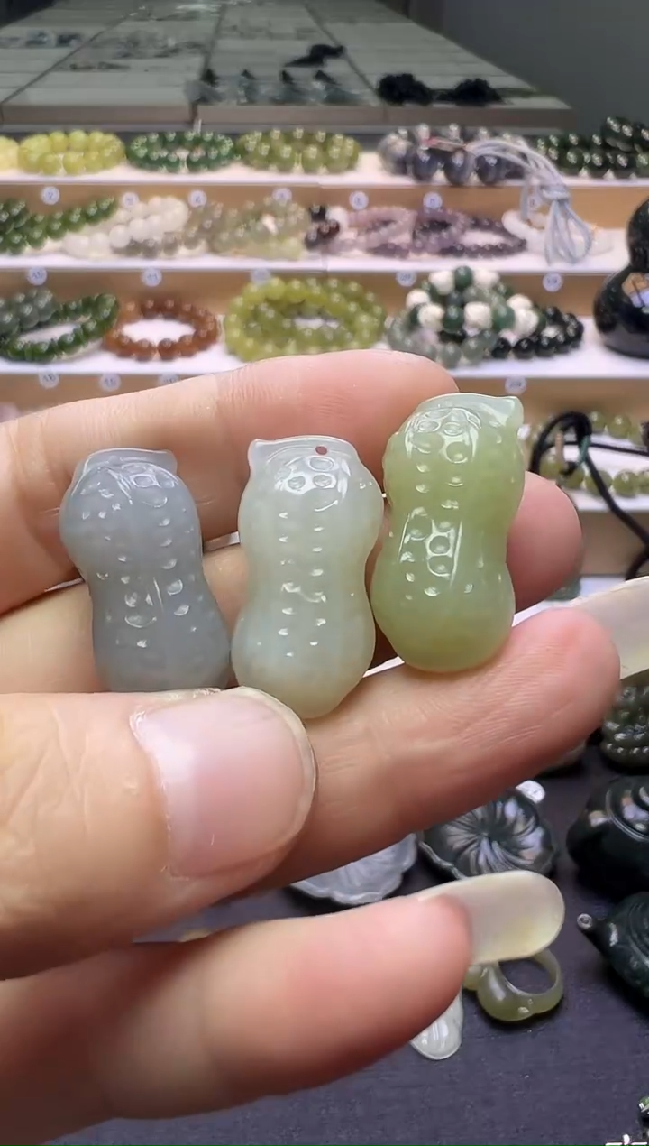 颈饰未镶嵌和田玉84号链接多样性发一（先拍先挑）