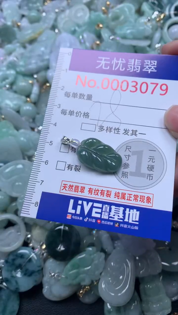 颈饰未镶嵌翡翠3079