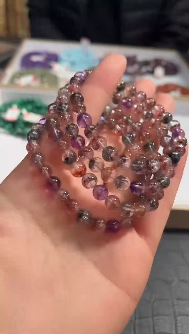 【闪购商品】水晶手链未镶嵌91多样性发其一毒液金草莓6.8+