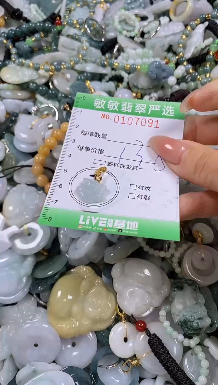 【闪购商品】翡翠颈饰未镶嵌闪购0107091