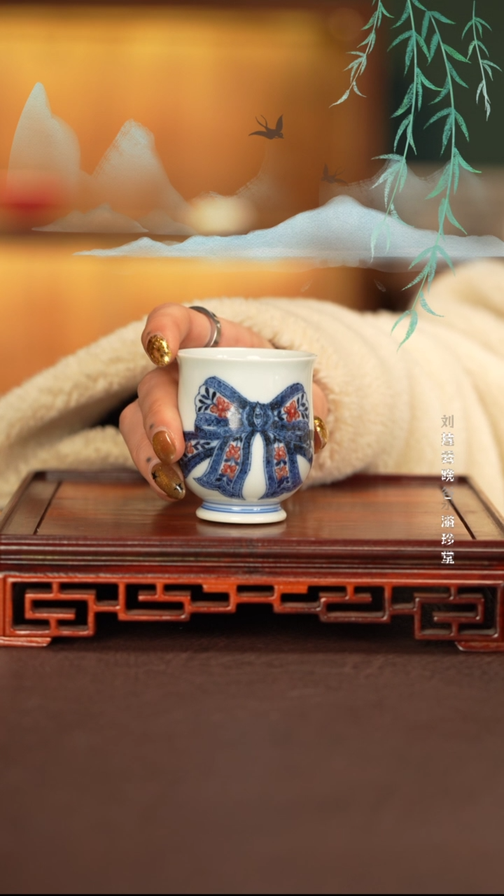 【闪购商品】杯子永明尚玩景德镇手工手绘陶瓷