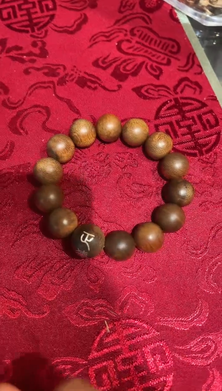 【闪购商品】沉香手串04金丝玉化白棋 正德高级精美精品