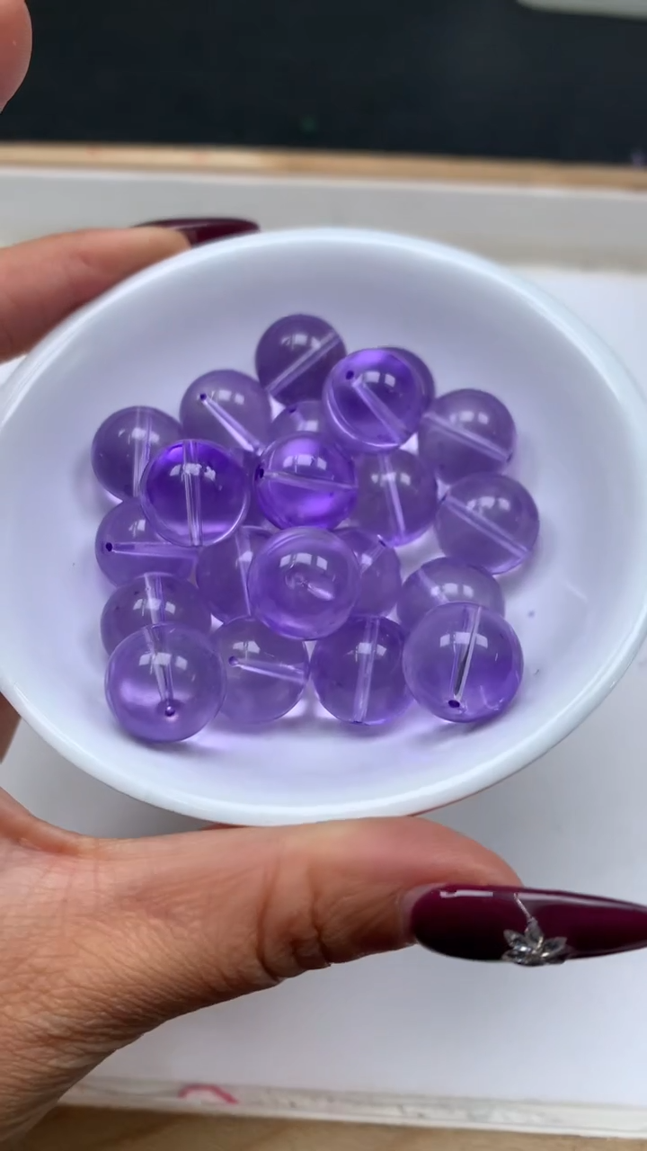 未镶嵌珠宝半成品水晶A1585 维多利亚14mm3个8.8元