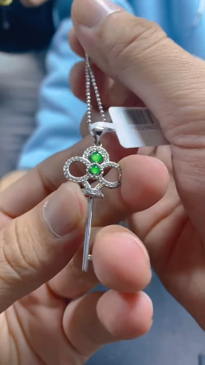 【闪购商品】翡翠吊坠(赠链)未镶嵌0950769619多样性发一