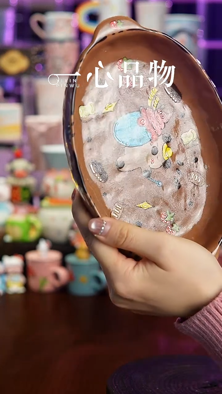 杯子瓷S39景德镇手工手绘杯子摆件