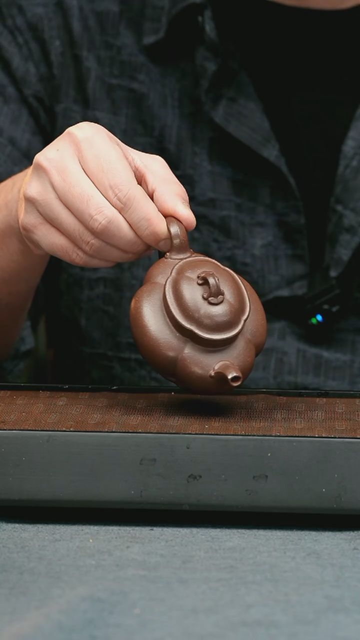 【闪购商品】紫砂茶壶明清  海棠宫灯