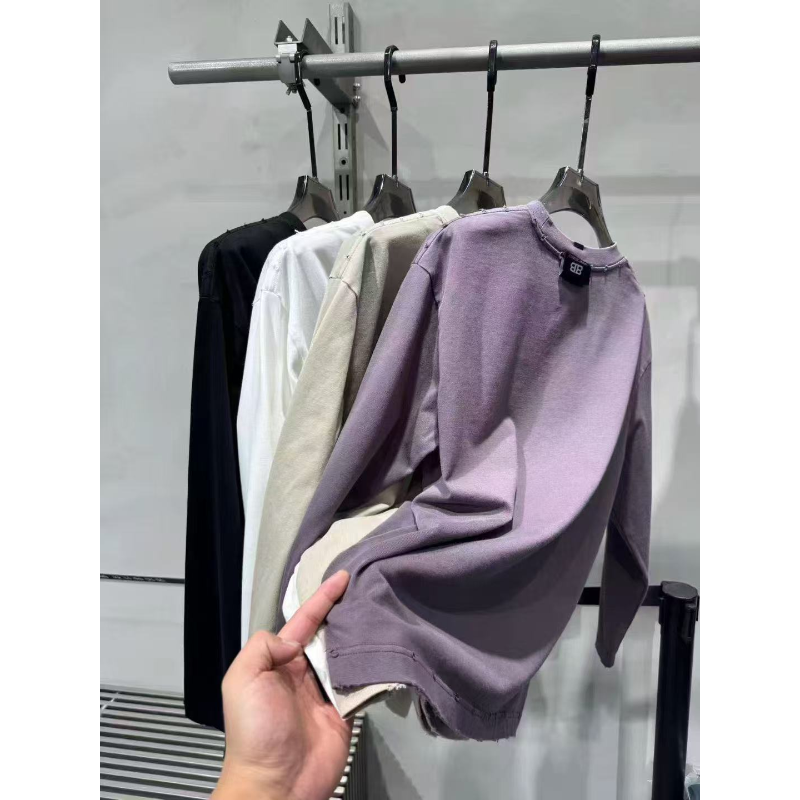 【55321】潮牌男装时尚百搭款纯棉长袖T恤