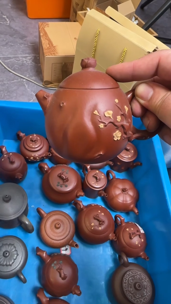 茶壶紫砂龙蛋梅香  大红袍 魏加峰制