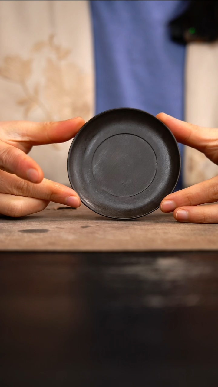 【闪购商品】紫砂茶壶碟子黑泥