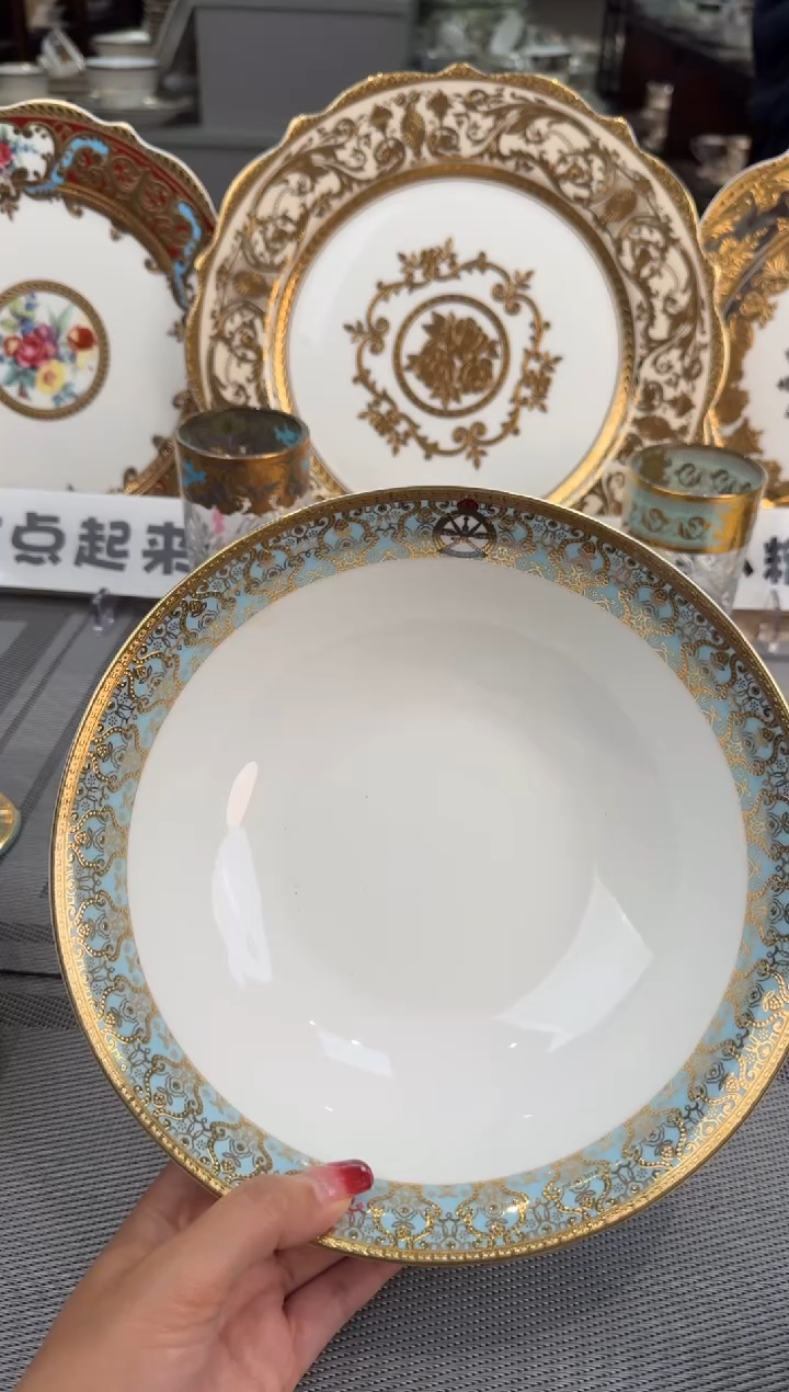 【闪购商品】瓷片9英寸汤碗福利福利福利