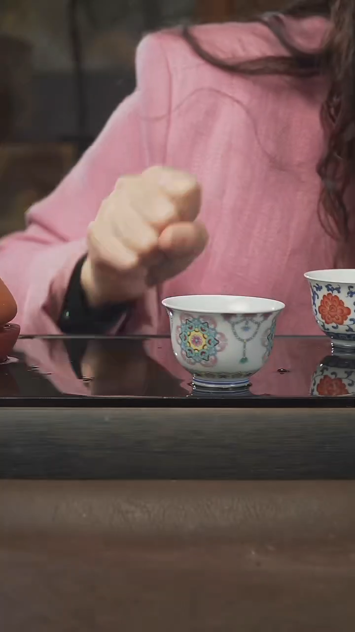 茶壶紫砂宝香花，主人杯，70cc