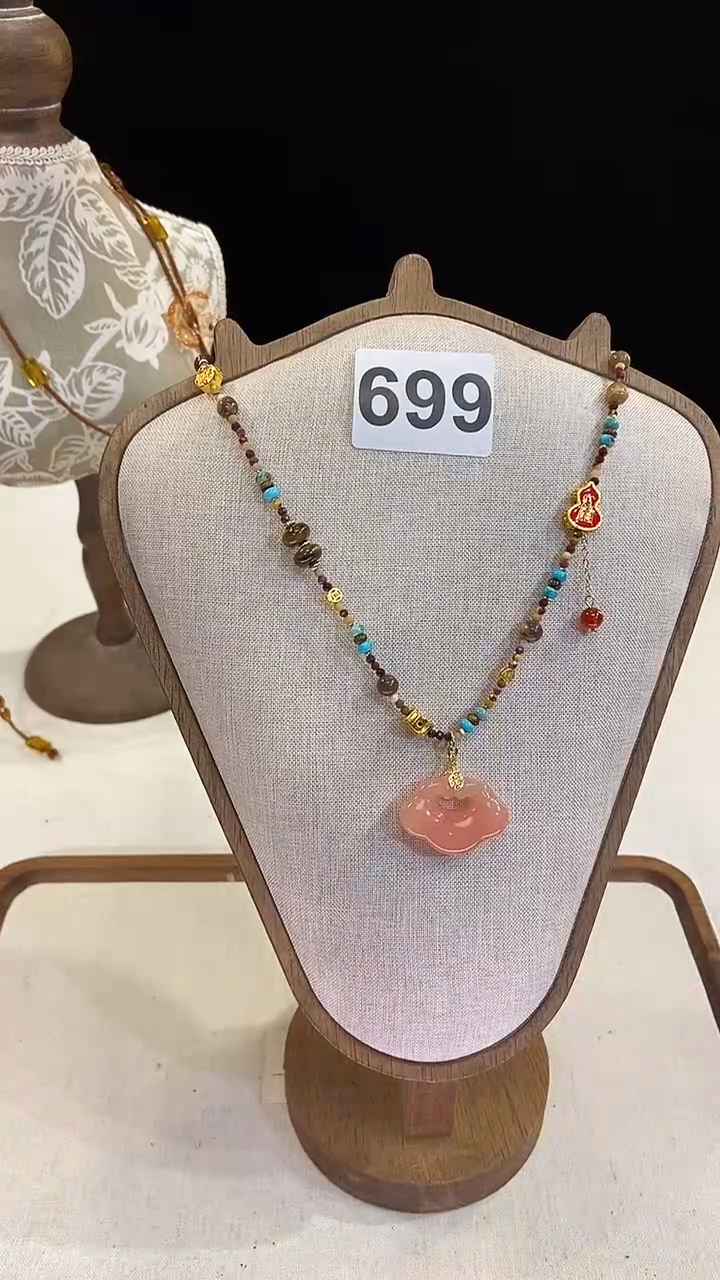 项链钛钢淡水珍珠699