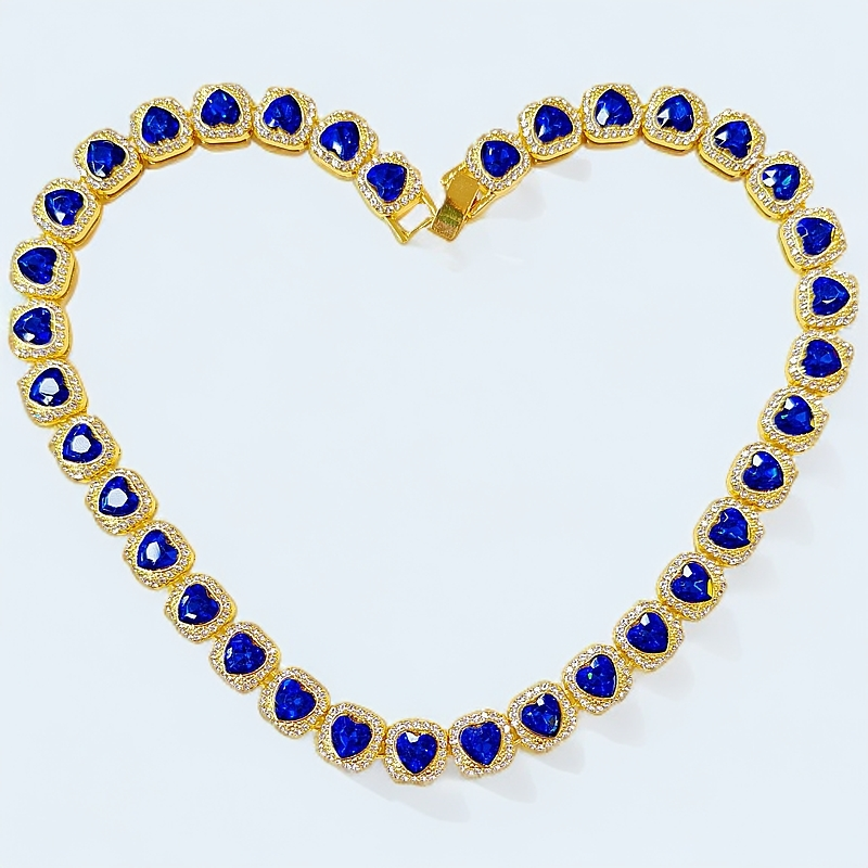 高定— 珍藏级 皇家极光蓝轻奢项链（X25）