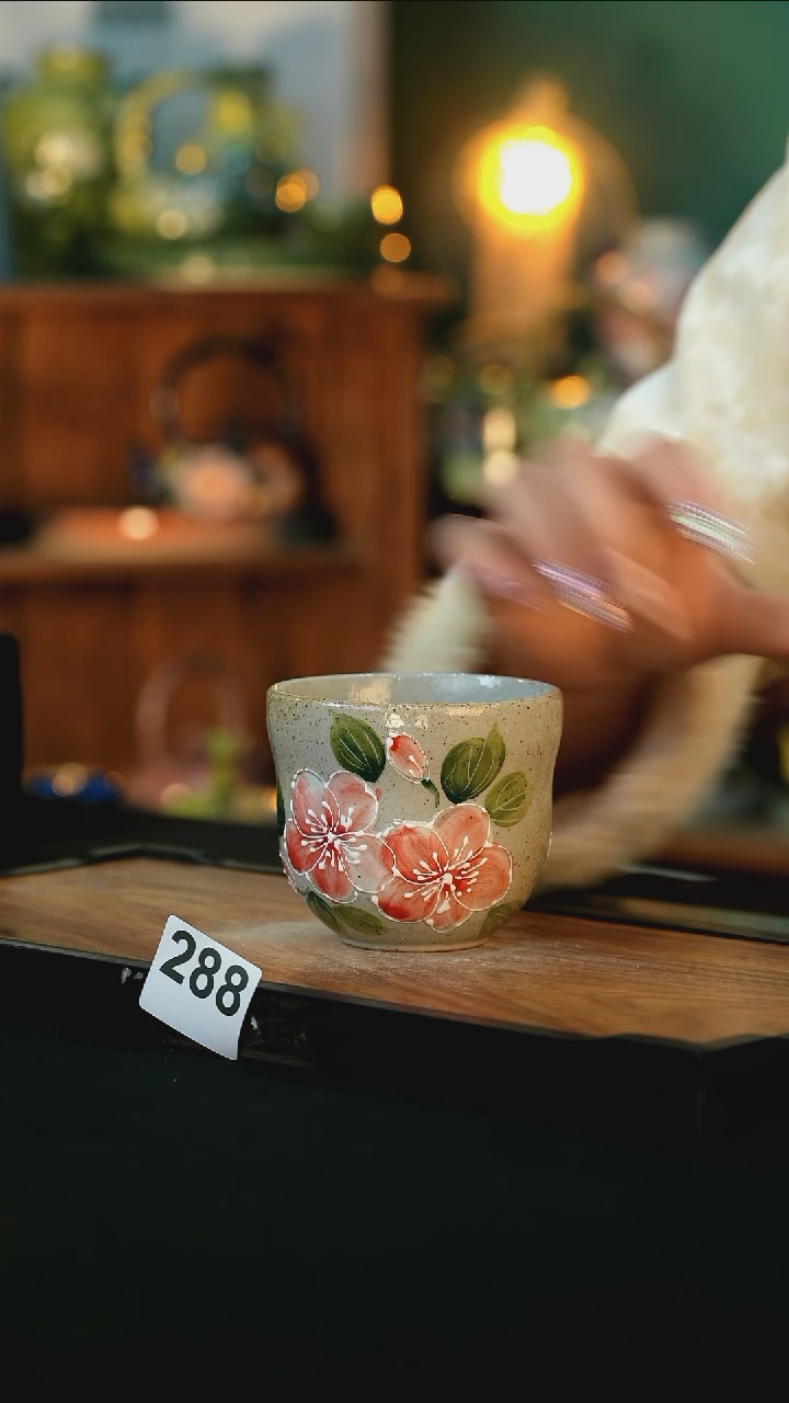 【闪购商品】杯手绘心瓷陶瓷浮力