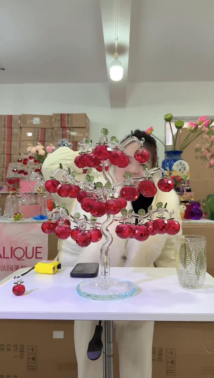 【闪购商品】无铅玻璃甄选花器-x-早36挂