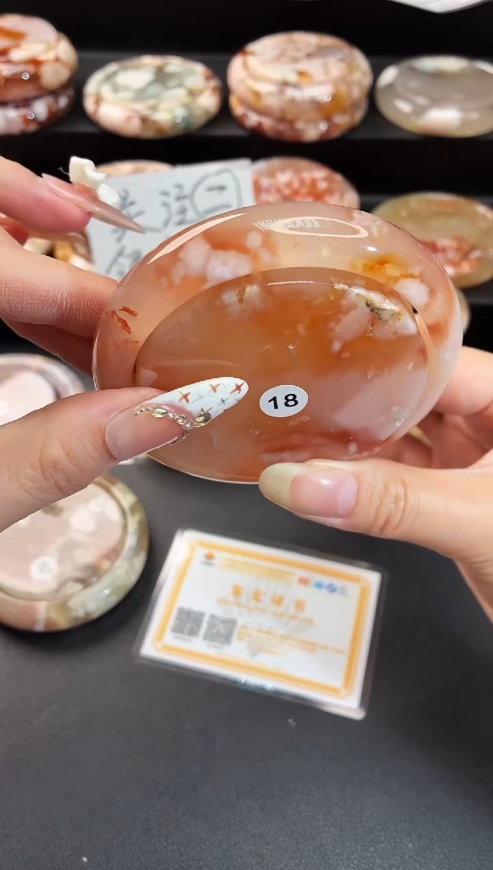 手镯玛瑙/玉髓未镶嵌石英质玉61圈60/61带(赠送镯心)