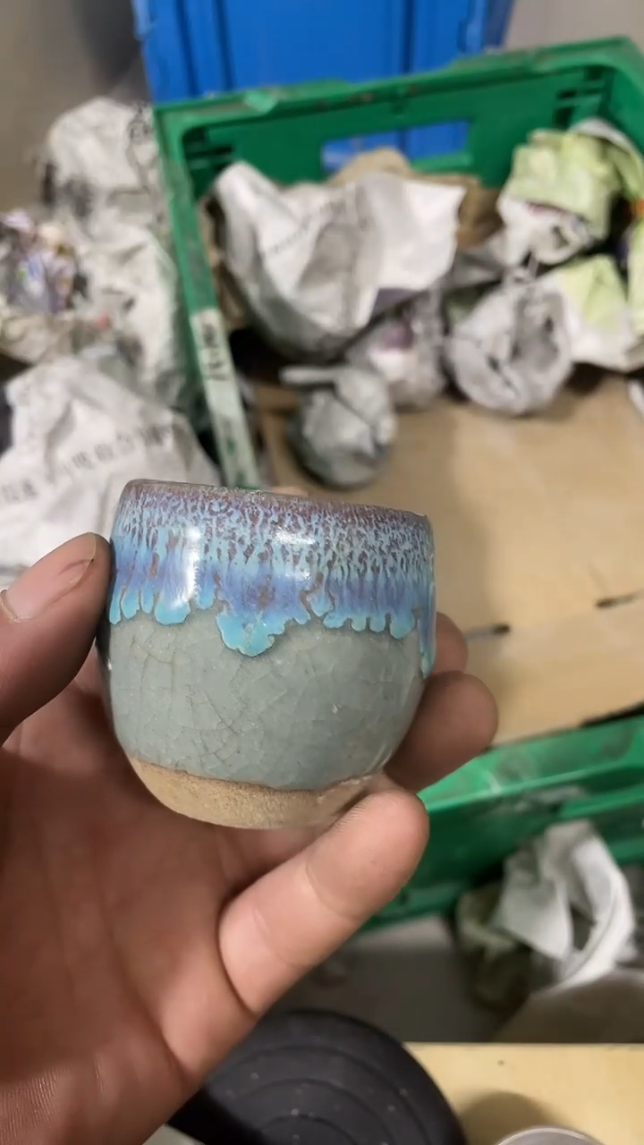 玻璃小陶碗 杯子  无退换