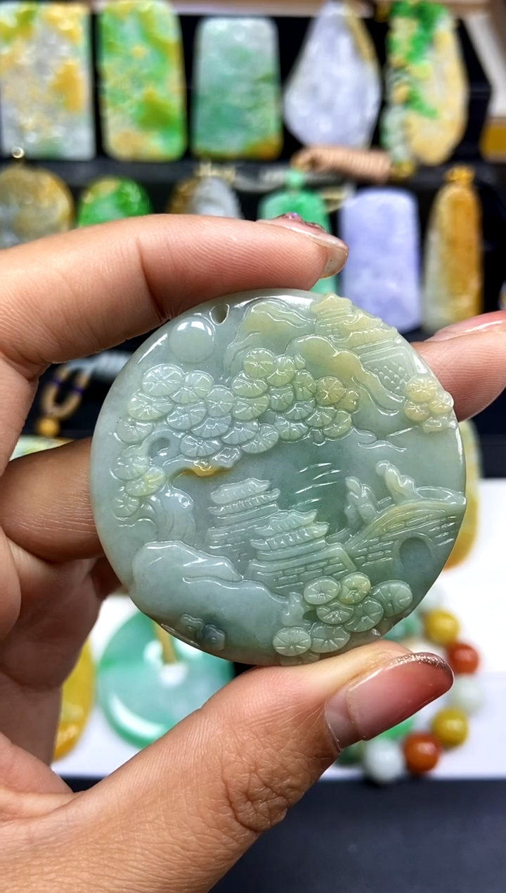 【闪购商品】翡翠颈饰未镶嵌翡翠A货