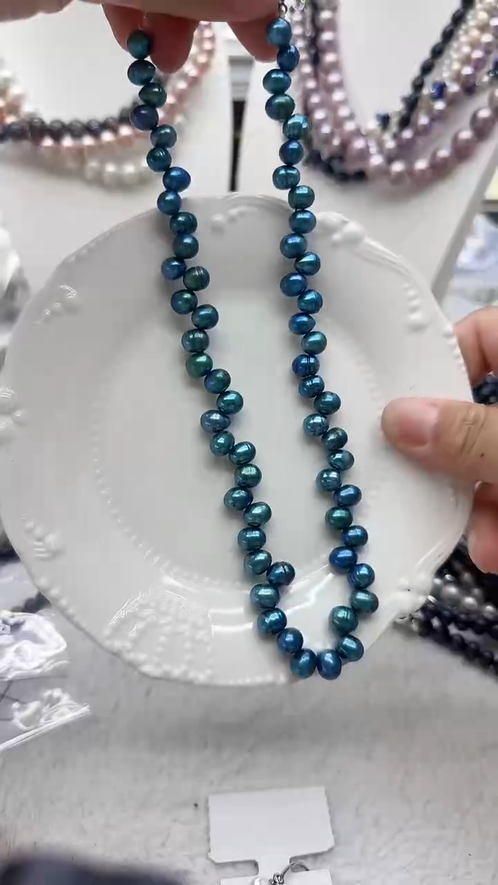 淡水珍珠未镶嵌套链2