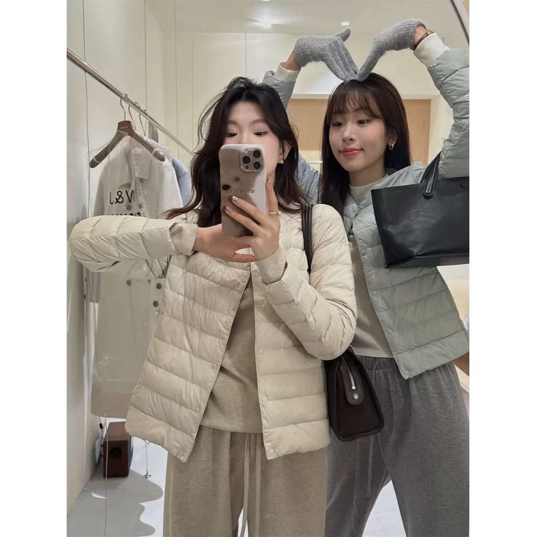 木子静−「小内胆」时尚百搭休闲舒适羽绒小内胆短外套