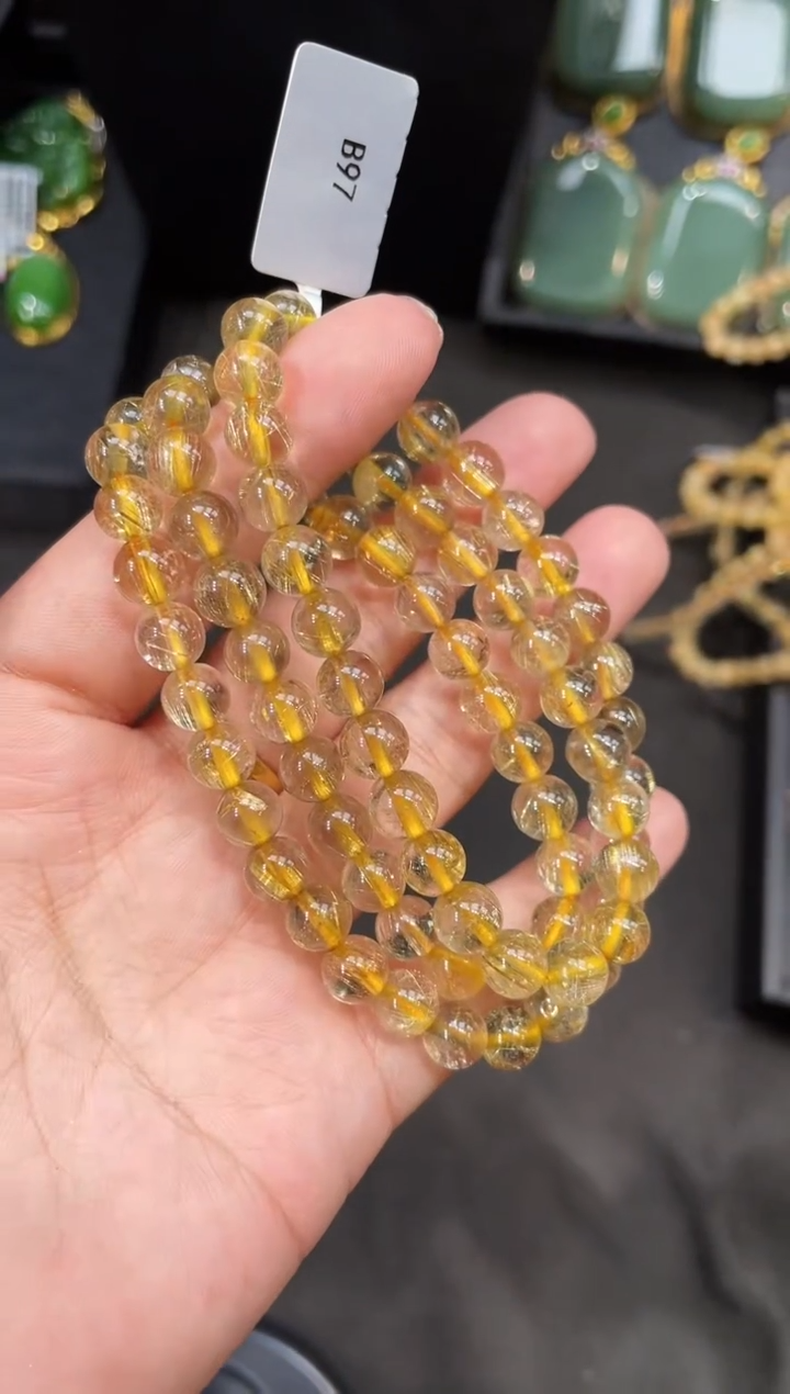 【闪购商品】水晶多圈未镶嵌7MM 多样性发一