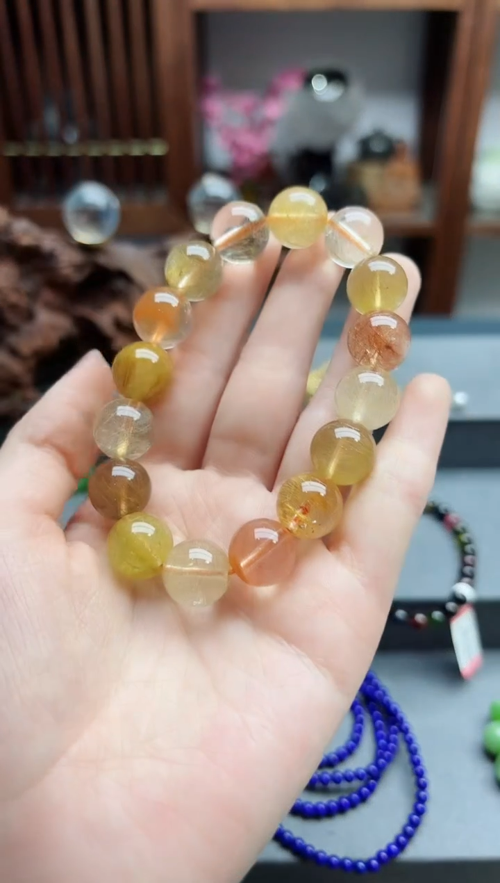 【闪购商品】手串未镶嵌水晶兔毛水晶手串ZD