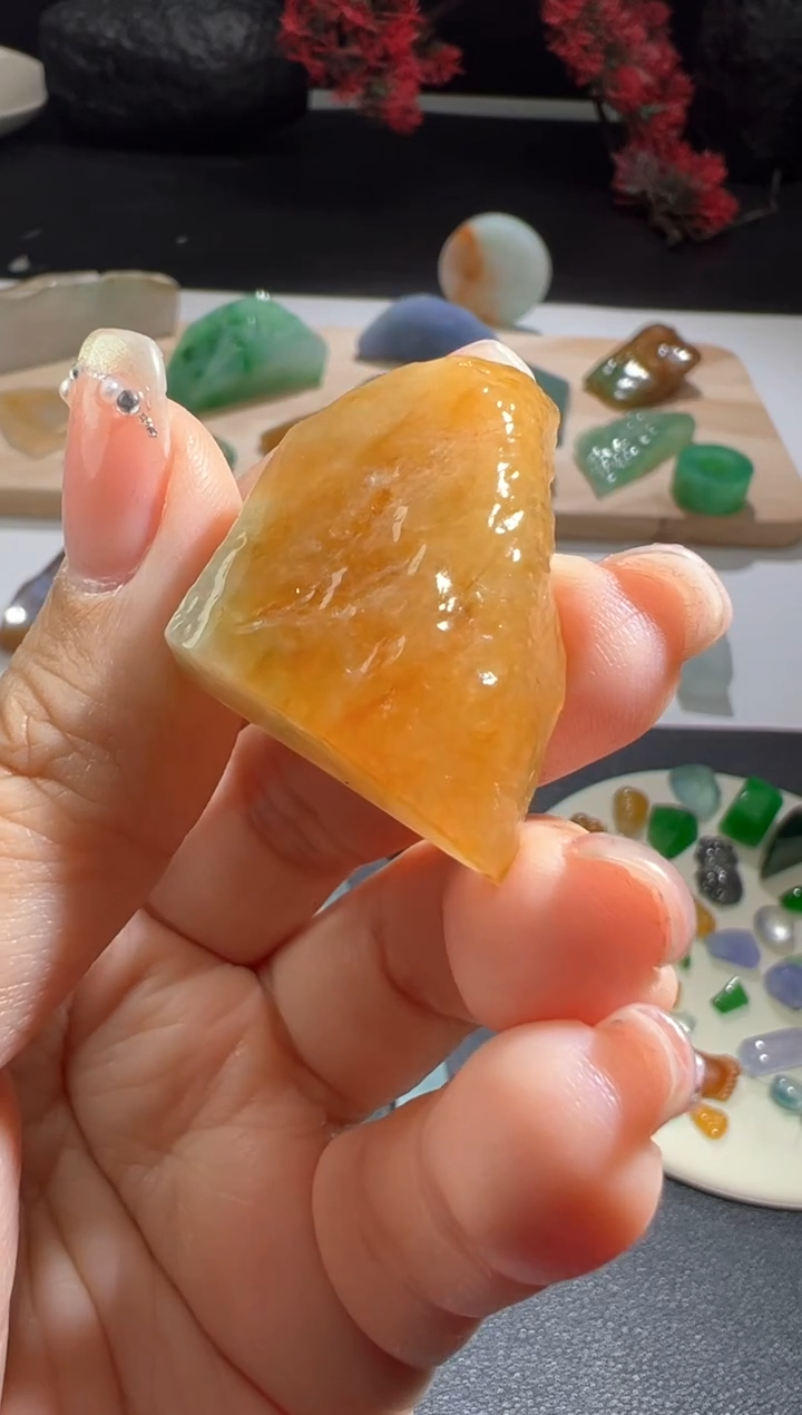 【闪购商品】定制翡翠18K金镶嵌天然缅甸A货翡翠