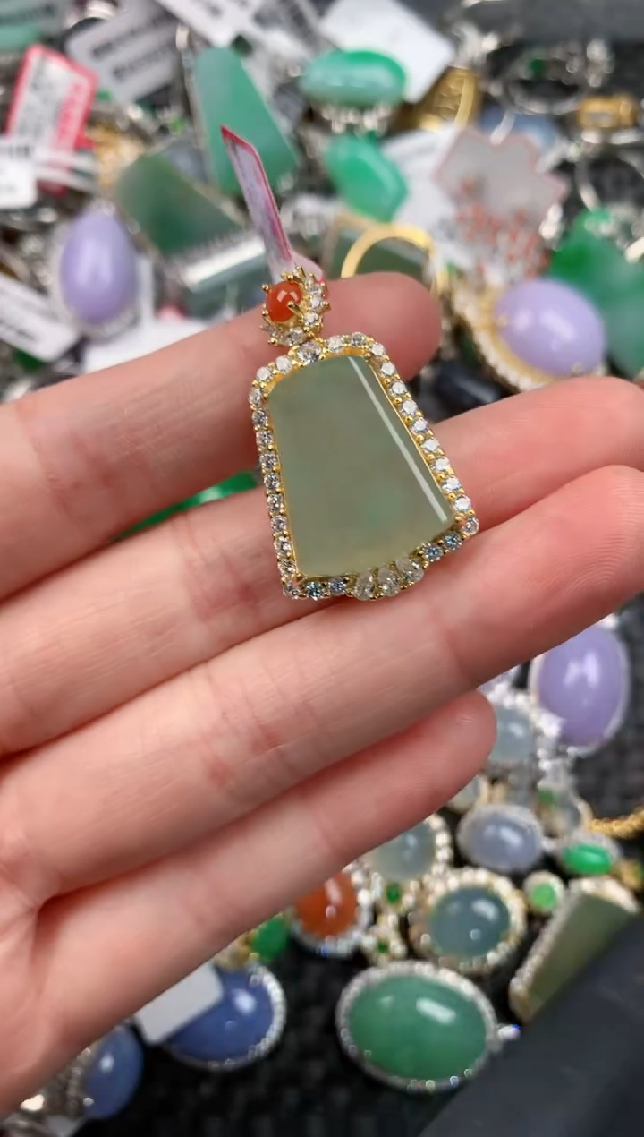 银S925镶嵌戒指翡翠11-11-11   6