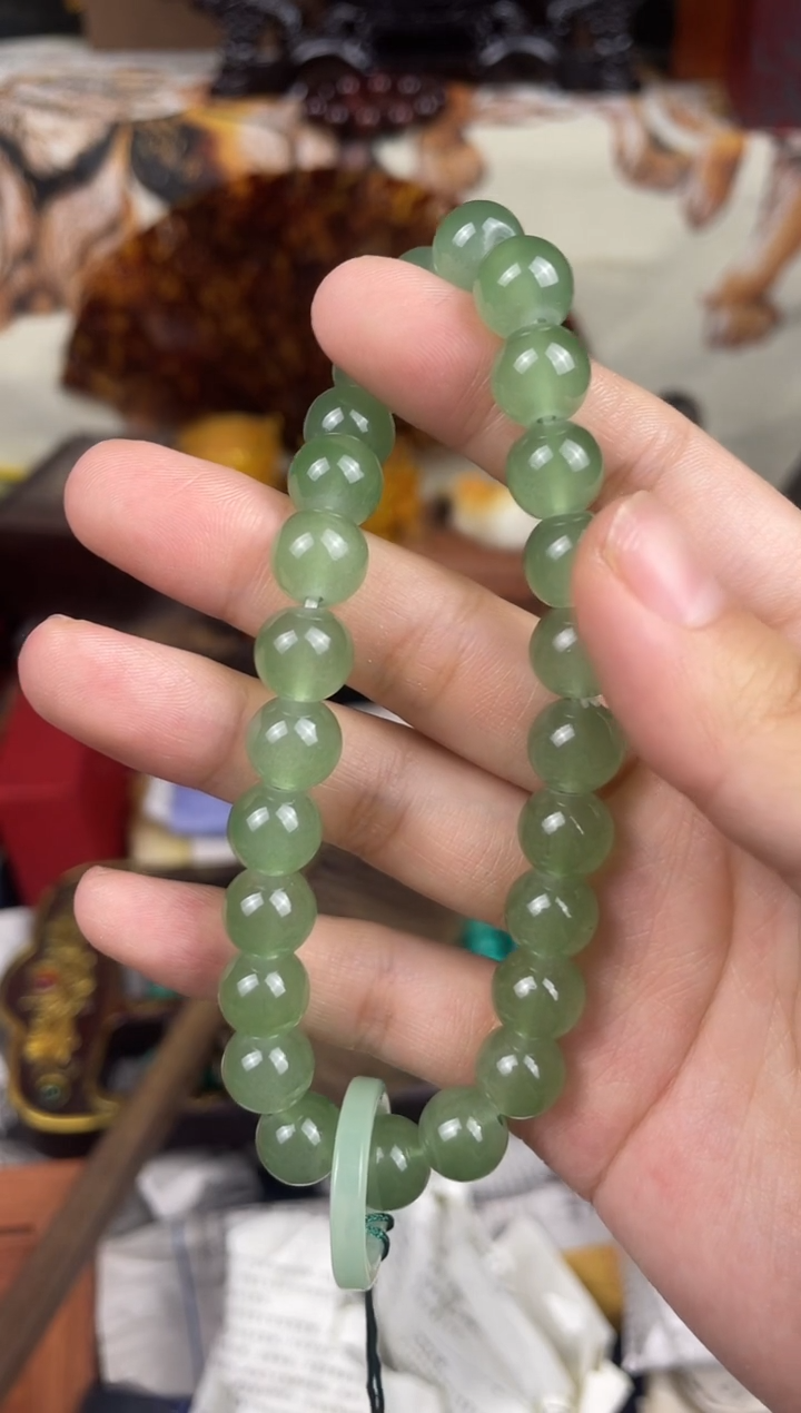 手串未镶嵌和田玉（青白玉）20