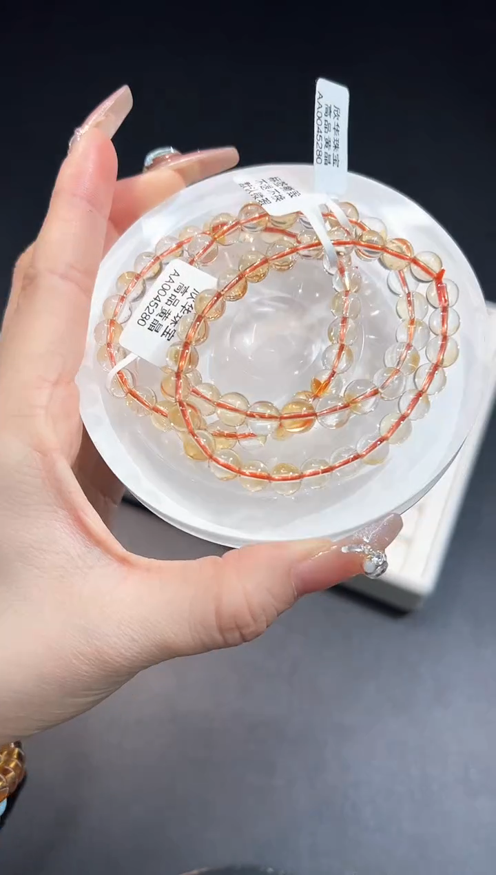 手串未镶嵌水晶65v多样性发其一/1条默认微瑕