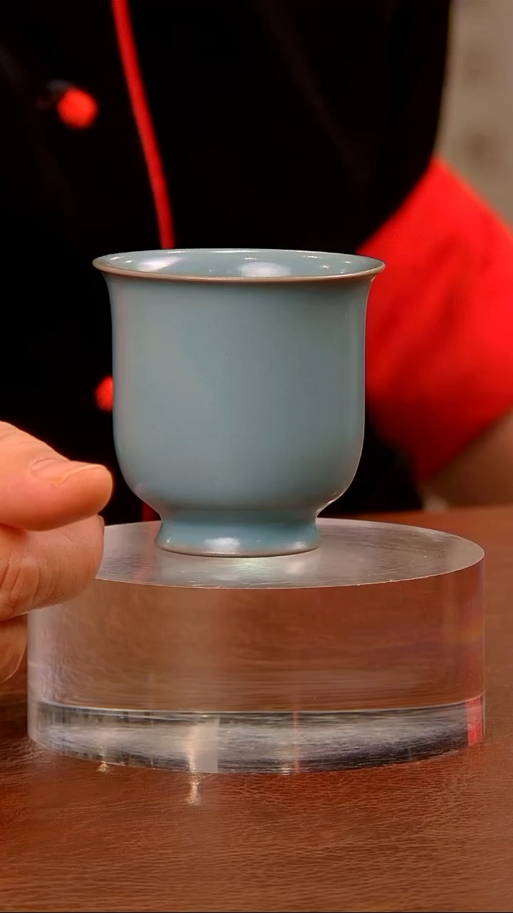 【闪购商品】瓷片053高足玉兰杯...........