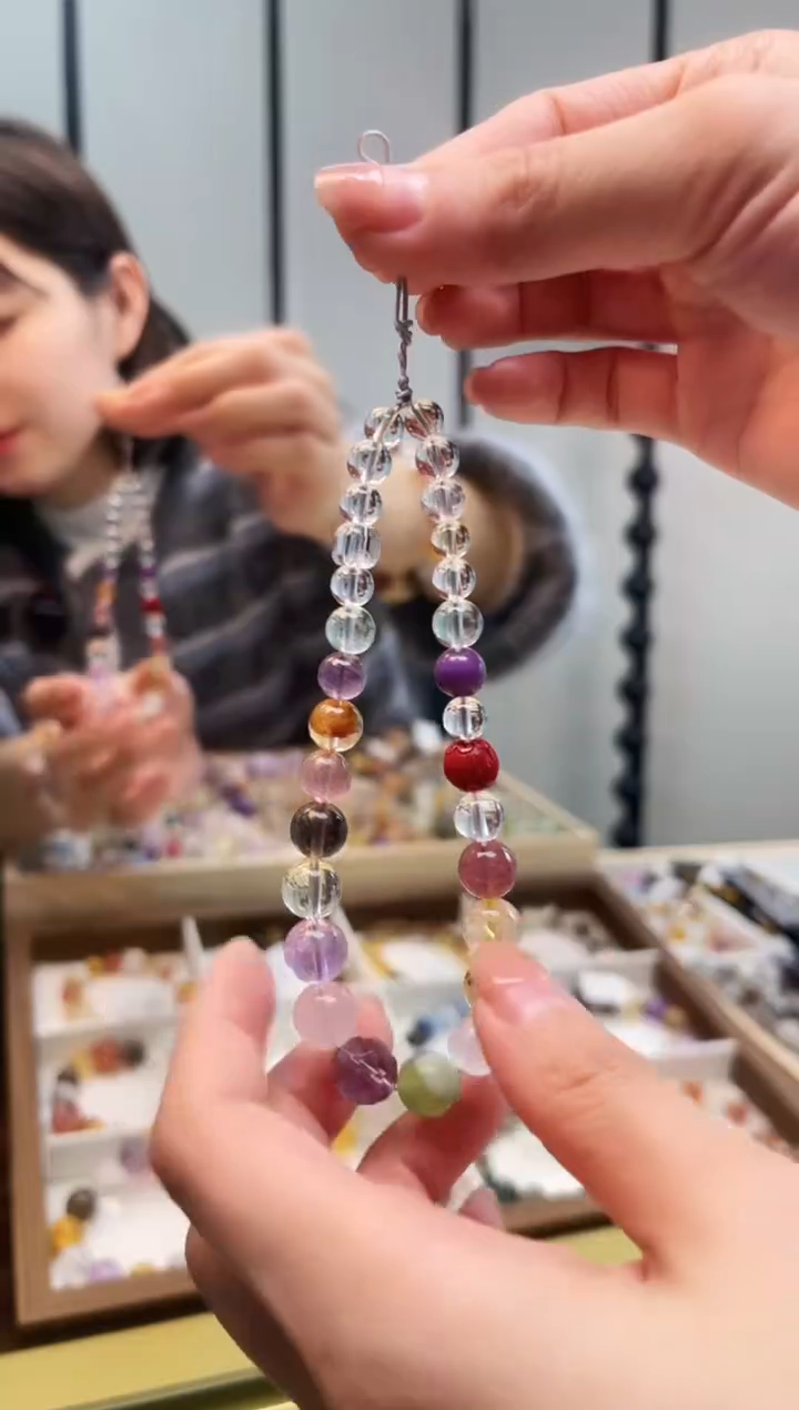 未镶嵌手链水晶水晶手机链