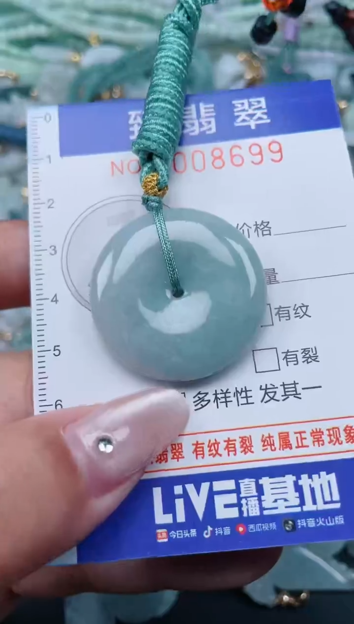 翡翠未镶嵌颈饰.0008699