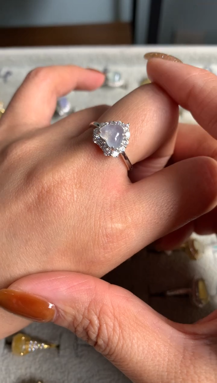 银S925镶嵌戒指翡翠32