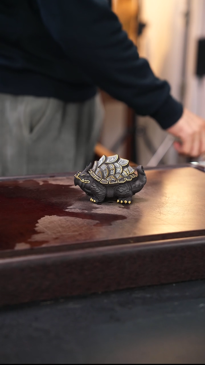 紫砂茶宠?****.紫砂霸下