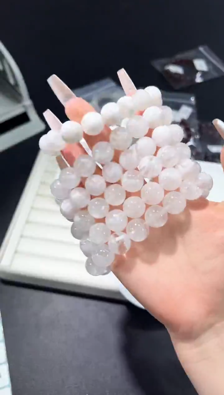 未镶嵌手串水晶49n多样性发其一【1条】默认微瑕13mm