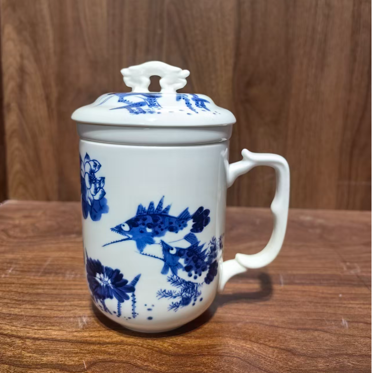 仿古瓷 A689景德镇制陶瓷办公杯一件