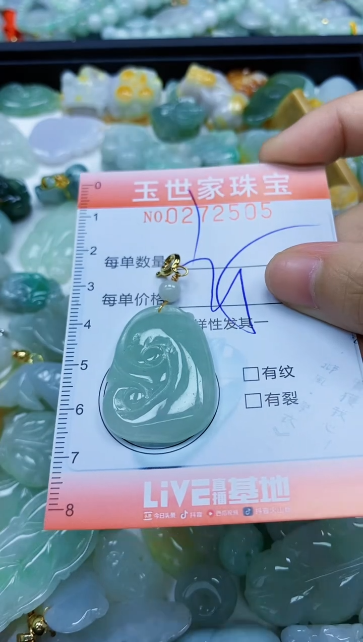 翡翠未镶嵌颈饰闪购0272505