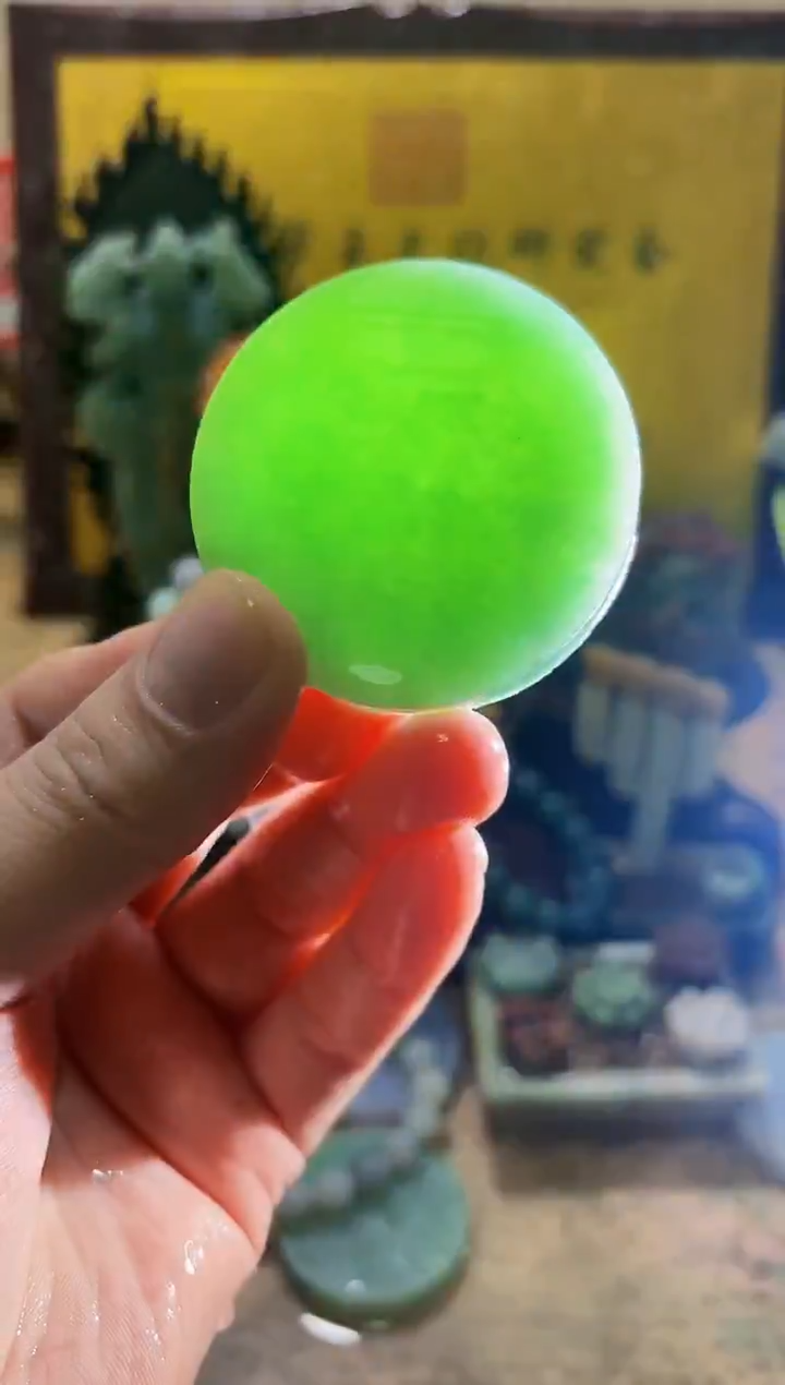 未镶嵌挂件翡翠A货常星8149