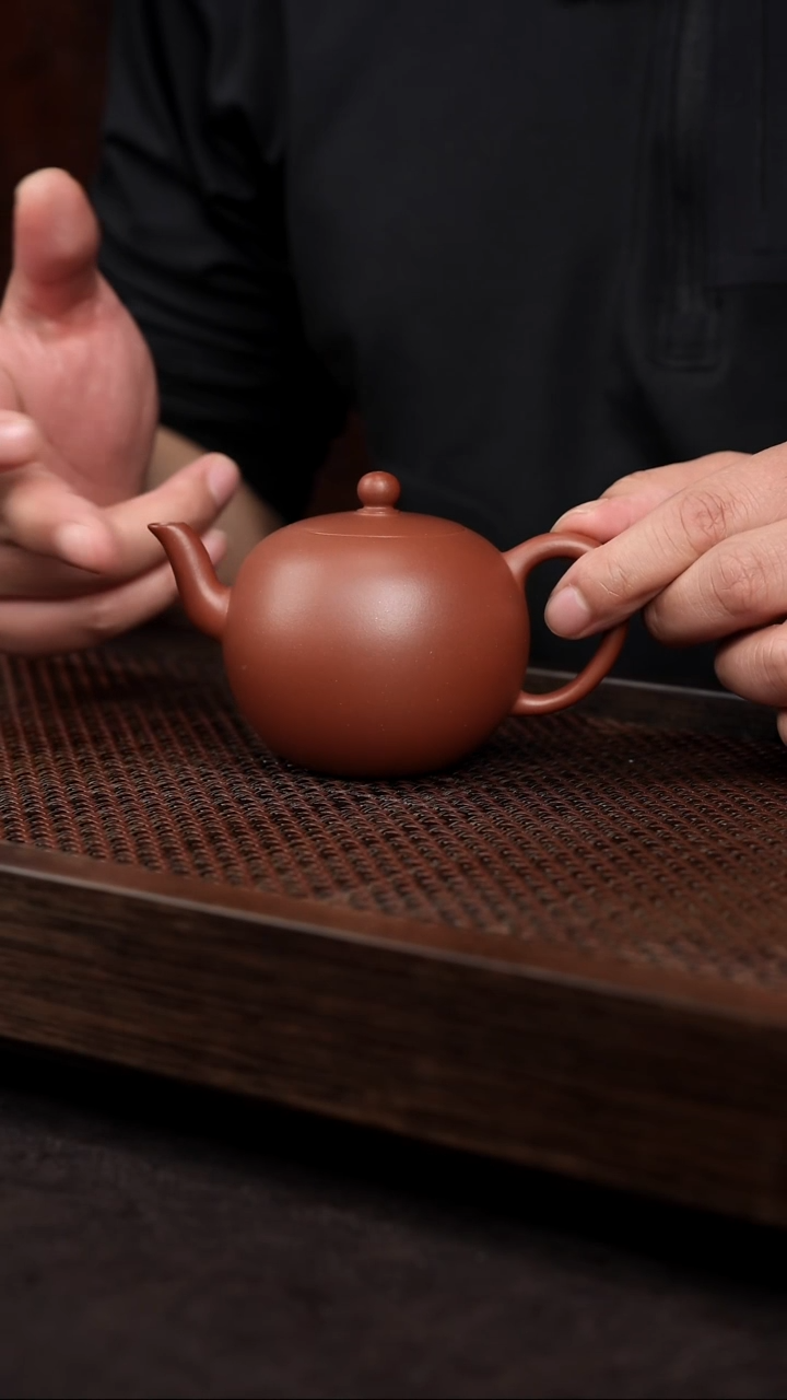 【闪购商品】紫砂茶壶底槽清一粒珠【带矿标证书】