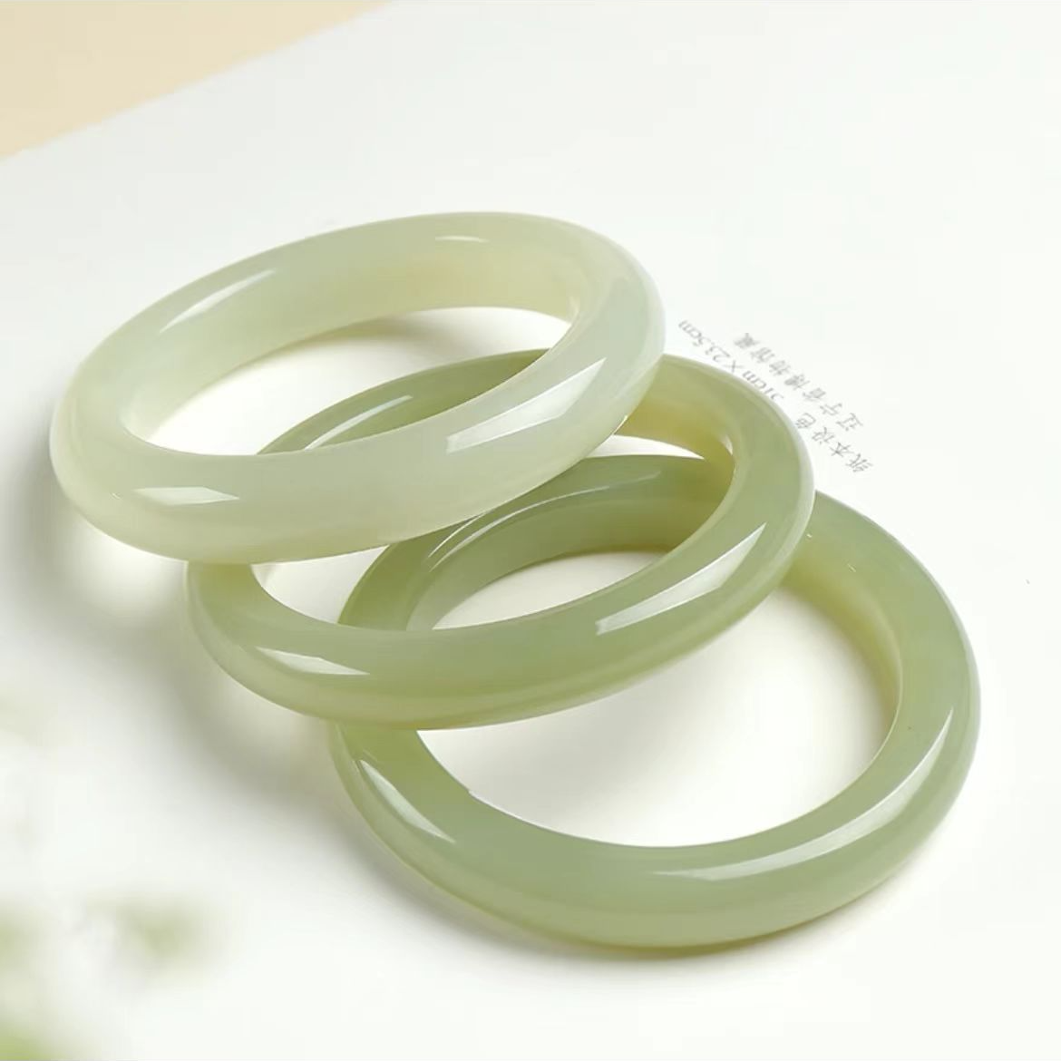 天然和田玉冰晴水手镯 —多样性发一支