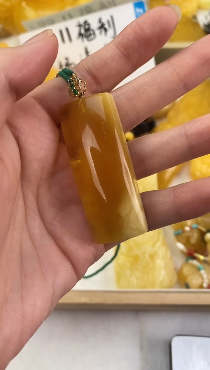 裸石琥珀未镶嵌天然琥珀蜜蜡