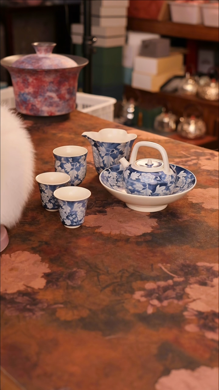 【闪购商品】陶瓷茶具（无礼盒无茶盘）@@A10627