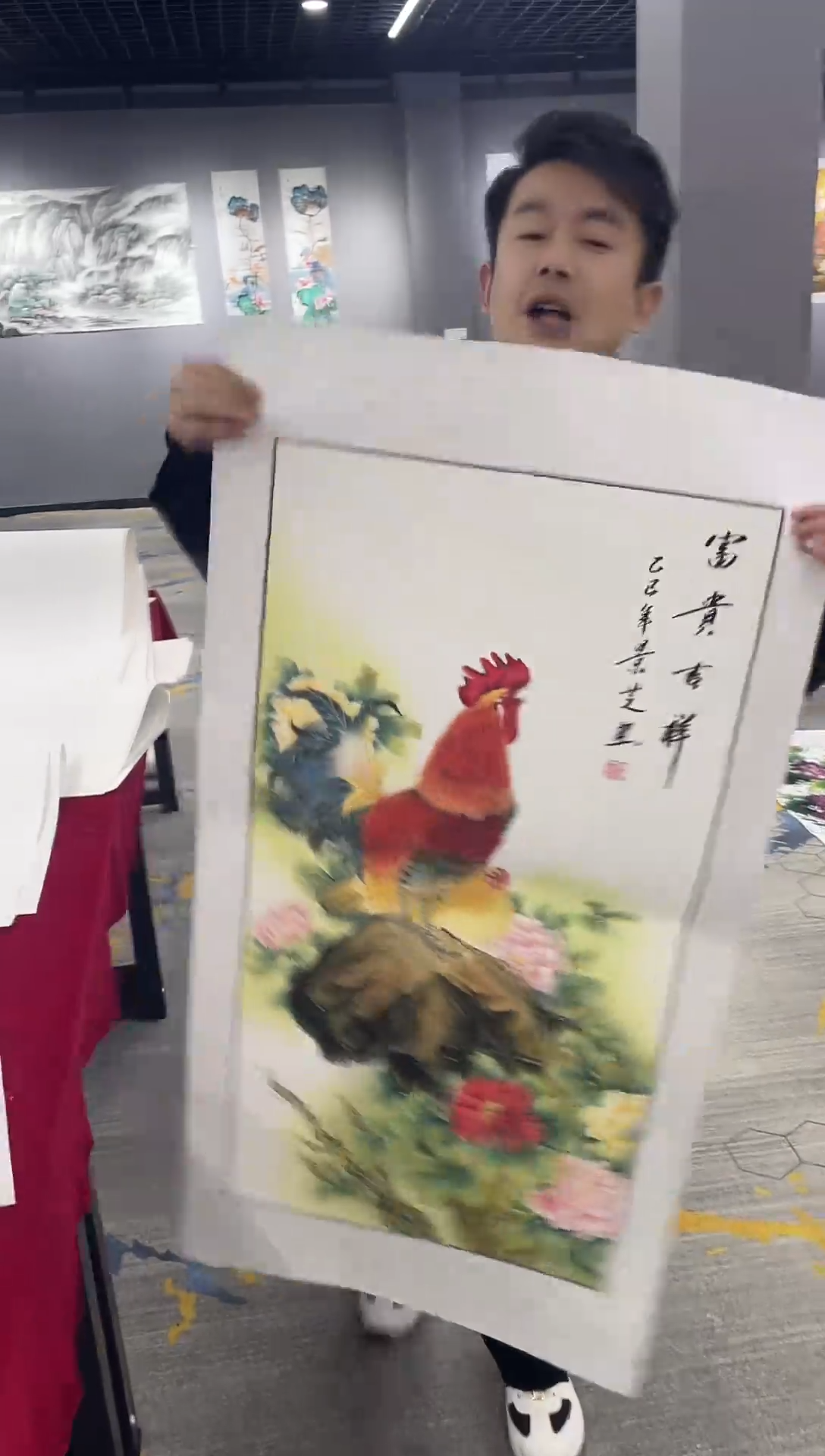 名人名画手工制作