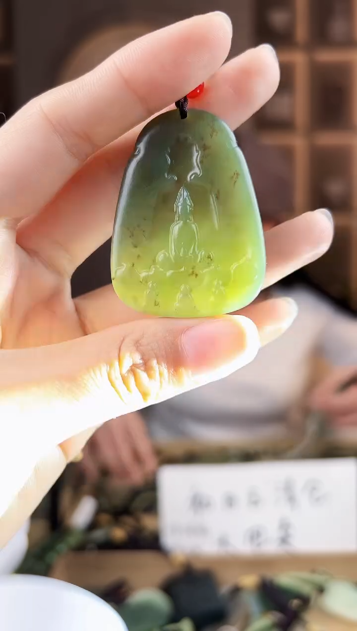 颈饰未镶嵌和田玉拍一发一，多样性发货