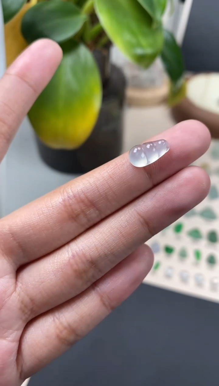 【闪购商品】翡翠颈饰未镶嵌翡翠冰种福豆