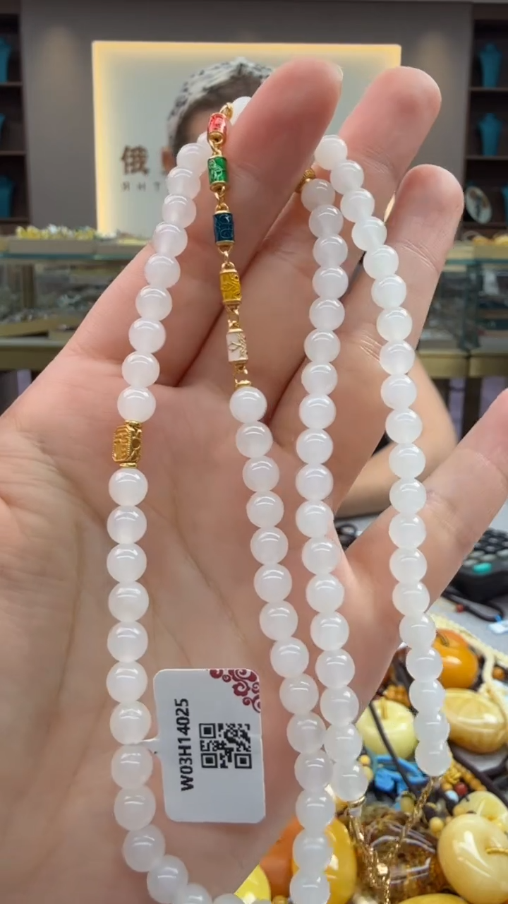 和田玉未镶嵌颈饰236秒拍号  假一罚三