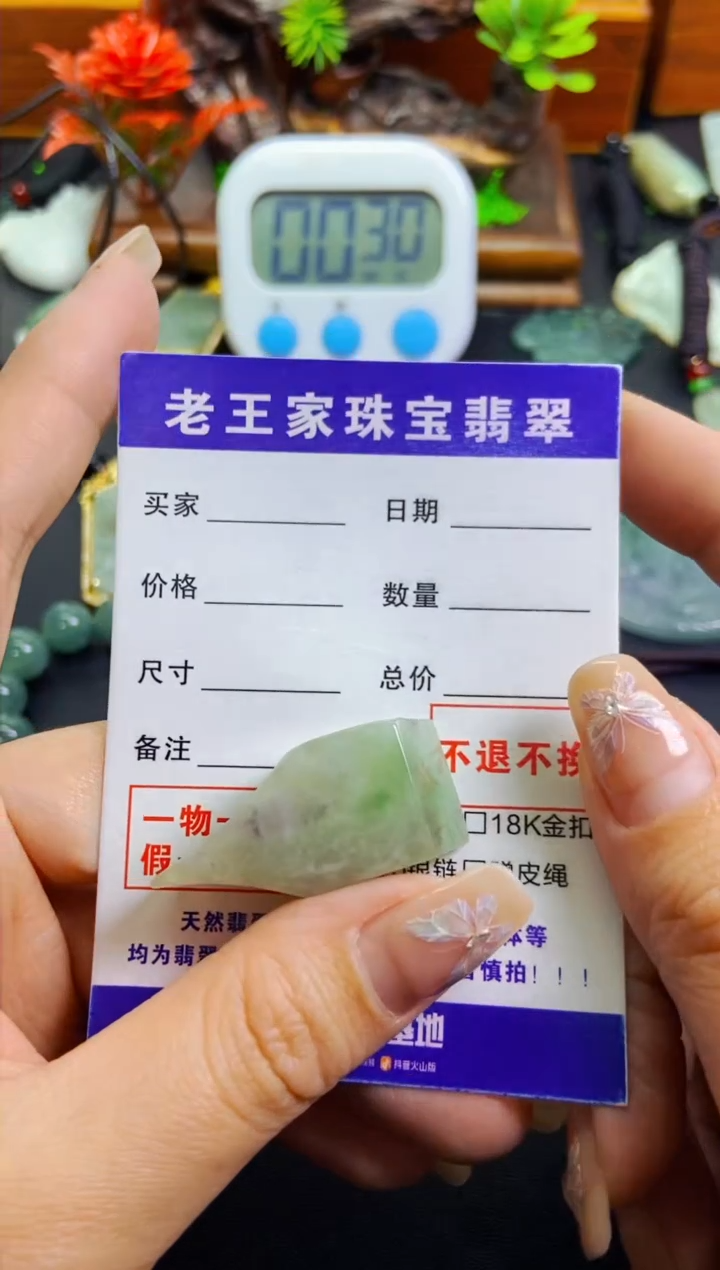 【闪购商品】翡翠颈饰未镶嵌料子