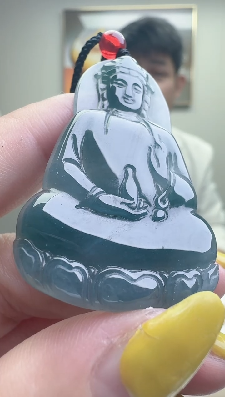 颈饰未镶嵌翡翠天然A货翡翠  多样性随机发其一