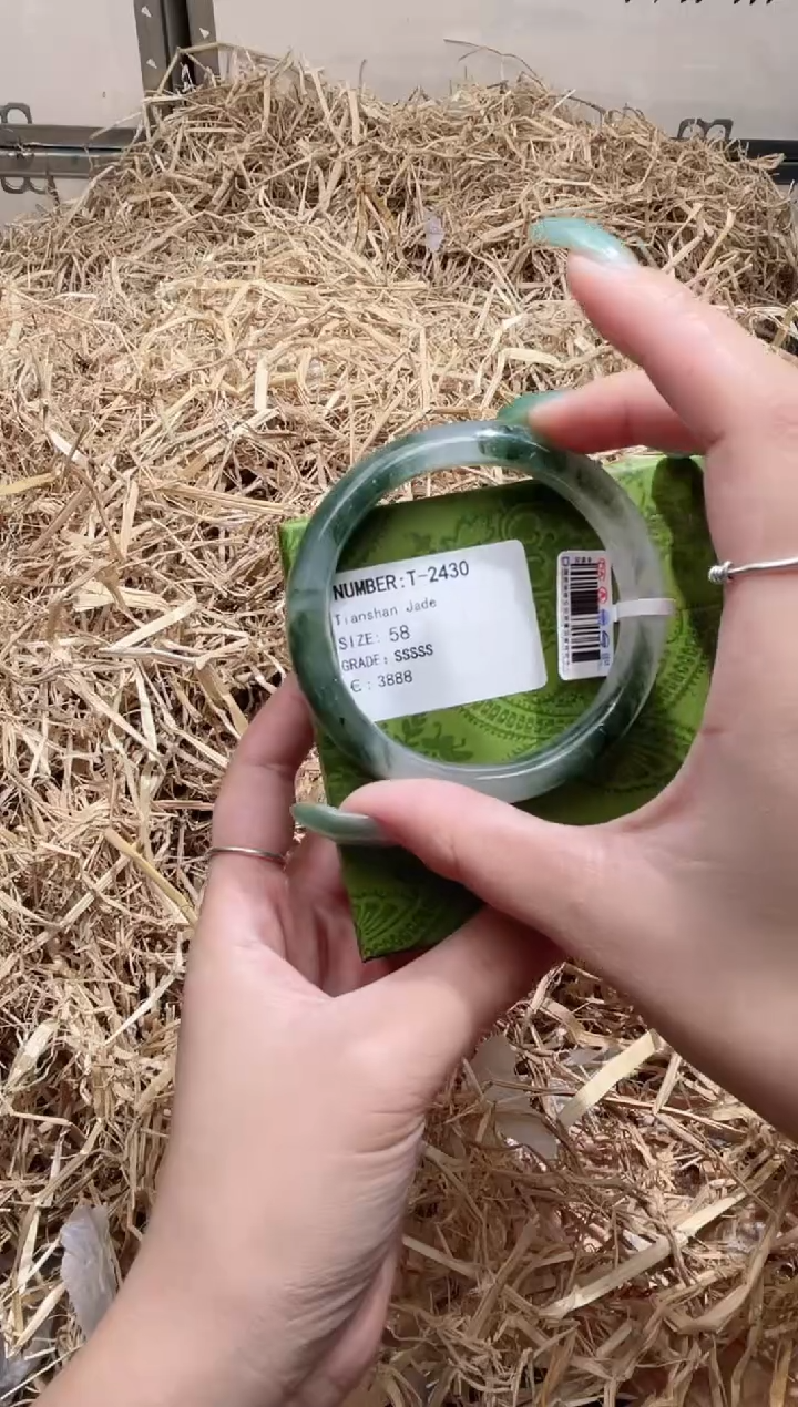 未镶嵌手镯石英质玉T2430LV